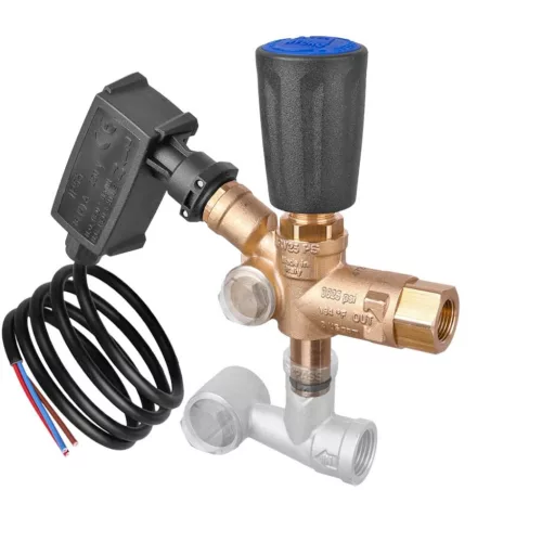 Eredeti MTM Hydro "IRV25 PS" bypass szelep mikrokapcsolóval (250 bar, 30 l/perc)