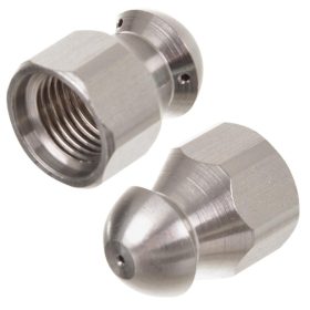   Professzionális csatornatisztító fúvóka 3+1 sugárral - 1 db (075-ös méret, 1/4" belső menet)