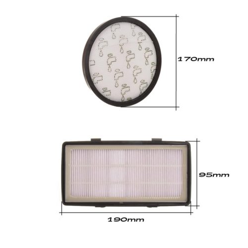 HEPA szűrőkészlet TEFAL 7621, 7647, 7681, 7695 és ROWENTA 7611, 7623, 7634 Silence Force Cyclonic sorozatú porszívókhoz (ZR903701 cikkszám cseredarabja)