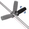 Prémium helyettesítő rozsdamentes acél nagynyomású lándzsa fogantyúval (1000 mm, 500 bar, 80 l/perc, 1/2"M - 1/4"F)