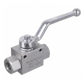 Kétutas rozsdamentes acél golyóscsap 1/4" (350 bar)