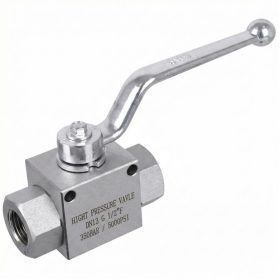 Kétutas rozsdamentes acél golyóscsap 1/2" (350 bar)