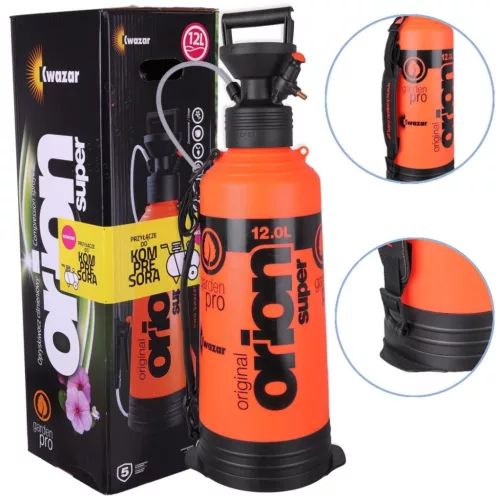 Kwazar Orion Garden Pro 12L AIR - Kompresszorra köthető permetező