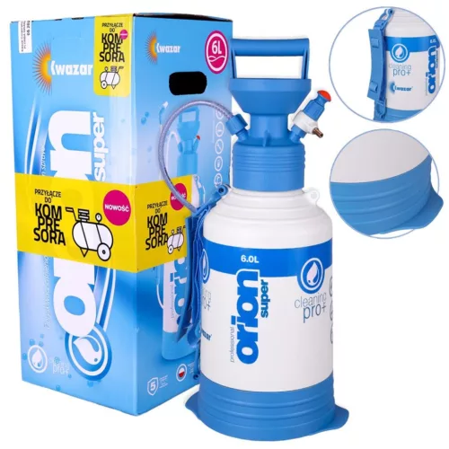 Kwazar Orion Pro+ 6L Nyomáspermetező Kompresszoros Csatlakozással