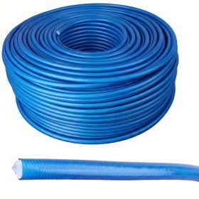   Thermoplast magasnyomású tömlő alapanyag (folyóméter) DN6 200 bar  - kék