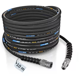   Hydroline magasnyomású tömlő Nilfisk / WAP / Ehrle típusokhoz 10m DN8 400 bar (3/8" + gyorscsatlakozó készlet) G275