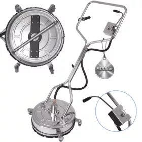   Professzionális 18" INOX felületmosó kefe / T-Racer (500 bar, rozsdamentes acél)