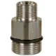 R+M ST-740 Rozsdamentes Acél Adapter, M24x1.5 - 1/2" Külső Menet, 700 bar