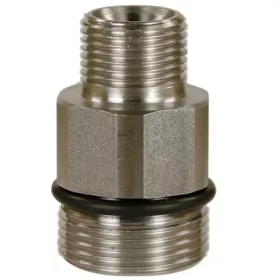   R+M ST-740 Rozsdamentes Acél Szűkítő Adapter, 700 bar, M24x1.5 - 1/4"
