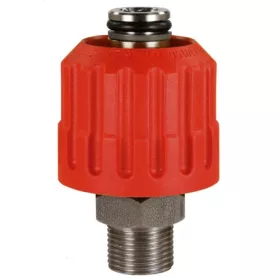   R+M ST-741 Rozsdamentes acél adapter M24 belső - 3/8" külső menet, 700 Bar