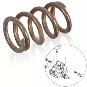 By-pass szelep rugó 16.2x10 mm - Kranzle 14.119