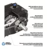 Annovi Reverberi RKV 5.5G40H+F41 (AR.21135) Ipari Szivattyú (280 bar, 21 l/perc, 1" tengely)