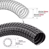 DN32 Megerősített flexi szívótömlő, gégecső 6 méteres kiszerelésben - 32mm belső átmérő