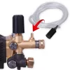 Ipari Főtengelyes Szivattyú + BY-PASS Szelep (200 bar, 13,3 l/perc, 24 mm, 1450 RPM, 5,5 kW)