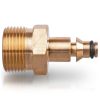 M22-es tömlőcsatlakozó adapter Bosch / Black&Decker / Macallister / Stanley magasnyomású mosókhoz - 8 mm-es bepattintható dugó - M22