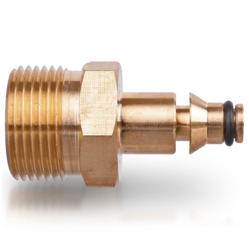 M22-es tömlőcsatlakozó adapter Bosch / Black&Decker / Macallister / Stanley magasnyomású mosókhoz - 8 mm-es bepattintható dugó - M22