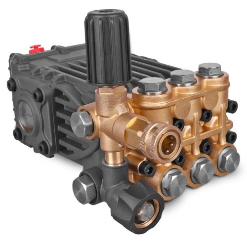 Ipari főtengelyes szivattyú 155 bar - 24 l/perc - 1450 RPM - 24 mm tengely + By-Pass