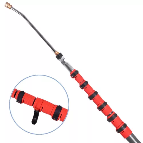 9 m-es Teleszkópos Szórószár, lándzsa Magasnyomású Mosóhoz (275 bar, 100°C, Carbon Fiber)