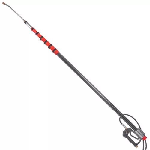 9 m-es Teleszkópos Szórószár, lándzsa Magasnyomású Mosóhoz (275 bar, 100°C, Carbon Fiber)
