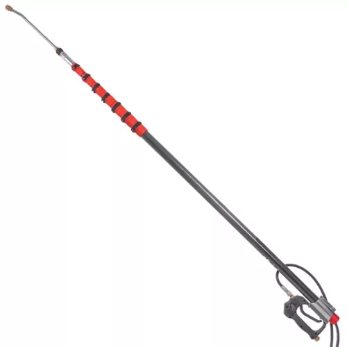 12 m-es Teleszkópos Szórószár, lándzsa Magasnyomású Mosóhoz (275 bar, 100°C, Carbon Fiber)