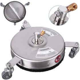   Rozsdamentes Acél T-RACER 14" Inox 304 Nagynyomású Terasztisztító Kefe