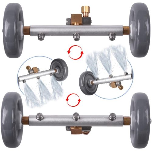 Térkő és alvázmosó fej 3 fúvókával magasnyomású mosókhoz 1/4"-os belső menetes csatlakozással