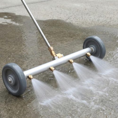 Térkő és alvázmosó fej 4 fúvókával magasnyomású mosókhoz 1/4"-os belső menetes csatlakozással