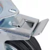 Forgóvillás Ipari Kerék Fékkel és Golyóscsapággyal (Ø 125 mm)