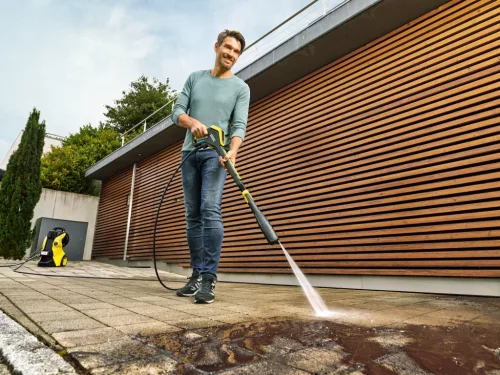 Karcher K5 Premium Smart Control Flex Black Line magasnyomású mosó tömlődobbal