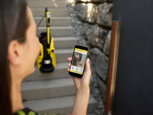 Karcher K5 Premium Smart Control Flex Black Line magasnyomású mosó tömlődobbal