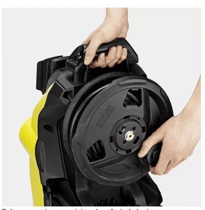 Karcher K5 Premium Smart Control Flex Black Line magasnyomású mosó tömlődobbal