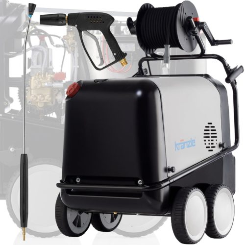 Kranzle Therm 1017 TR melegvizes magasnyomású mosó - 150 bar, 1000 l/h, tömlődobbal (2025-ös modell)