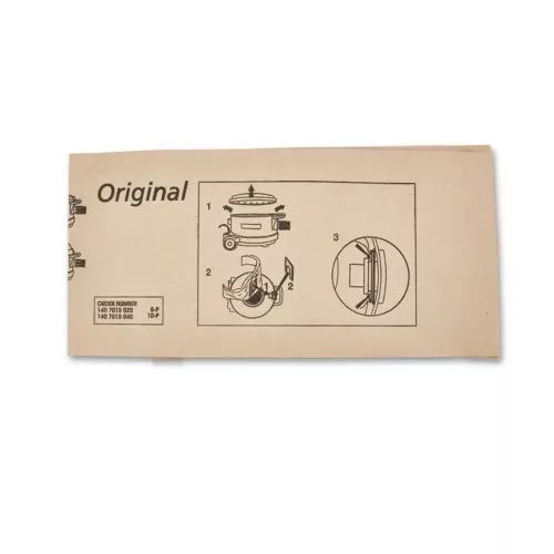 Eredeti Nilfisk papír porzsák csomag GD 930/ GD950 porszívókhoz (140 7015 040) 10 db/csomag