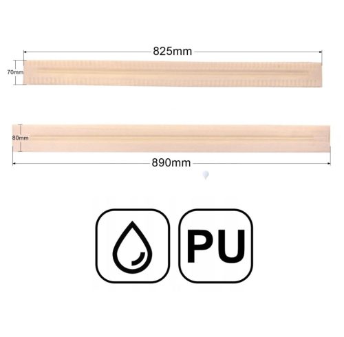 Olajálló felszívógumi szett Karcher BR/BD 530, 550, B40, B60 padlótisztító gépekhez (850 mm)