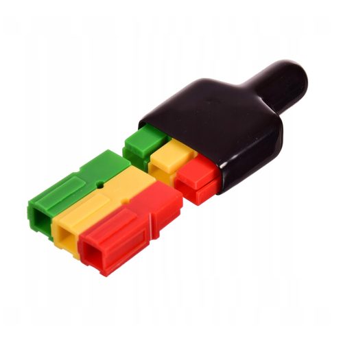 Akkumulátor csatlakozó aljzat burkolat - 1 db (csak burkolat, a színes csatlakozók nélkül) 