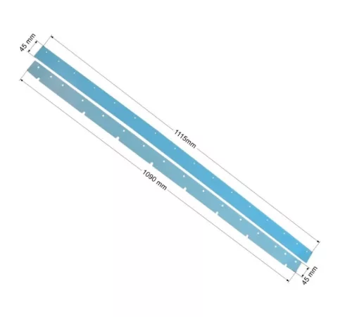 Olajálló Felszívógumi Szett (Poliuretán, 1115/1090 mm) – Numatic TT 6650, TTB 6652 padlótisztító gépekhez
