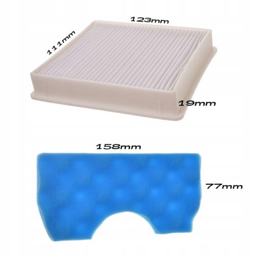 Samsung porszívó szűrő készlet (HEPA + szivacs) DJ63-00672D kiváltására