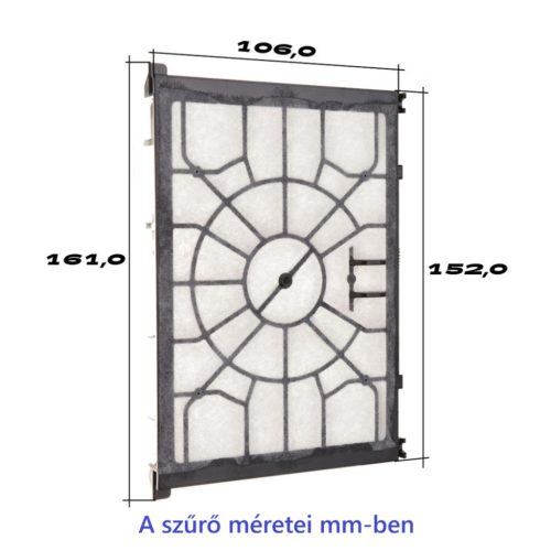 Motorvédő szűrő Bosch Siemens porszívókhoz VZ02MSF