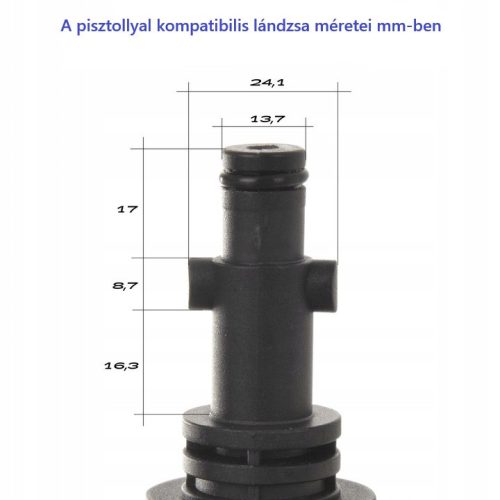 Eredeti Nilfisk G5 pisztoly otthoni magasnyomású mosókhoz (128500072)