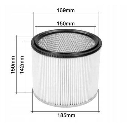 Mosható légszűrő Einhell Sparky Graphite porszívókhoz