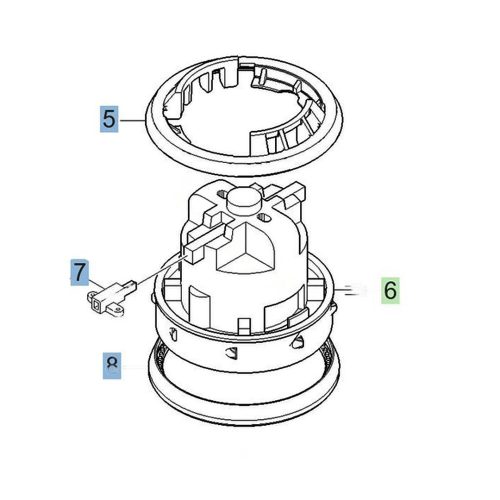 Motorturbina tömítés Karcher Puzzi NT Flex Profi 50/50.1 DeWalt (5.363-682.0)