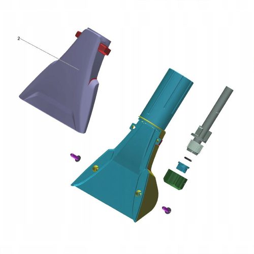 Kárpitfej plexi burkolat Karcher Puzzi 10/1 8/1 10/2 30/4 kárpittisztító gépekhez 5.130-020.0