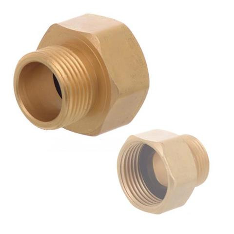 Mosógépes Adapter, Sárgaréz, 1" Női - 3/4" Férfi, Karcher HD HDS Kompatibilis