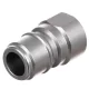 Gyorscsatlakozó dugó 3/8" BM, INOX - Nilfisk, Wap, Ehrle kompatibilis