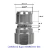 Gyorscsatlakozó dugó 3/8" BM, INOX - Nilfisk, Wap, Ehrle kompatibilis