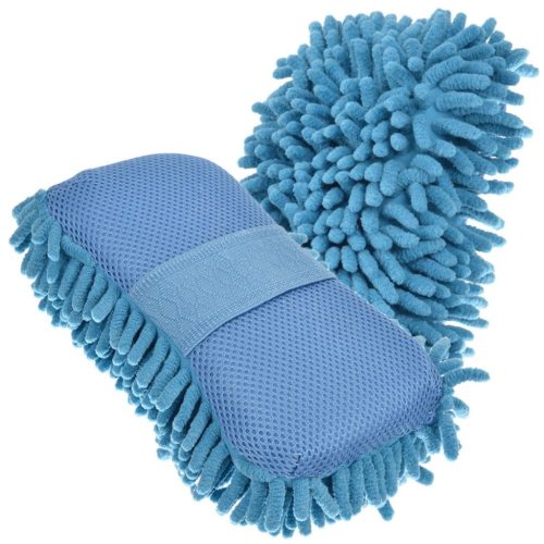 Nedvszívó, rojtos autómosó szivacs 23x15 cm