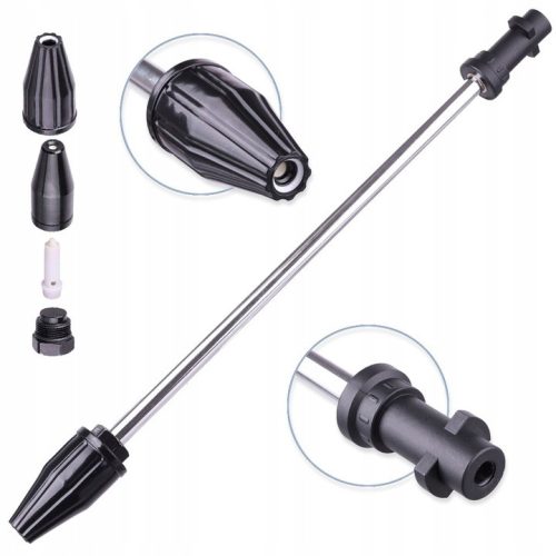 Turbófej lándzsával Karcher K2-K7  Smart Control és Full Control magasnyomású mosókhoz is 180Bar (szennymaró fej)