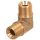 Nagy Nyomású Réz Könyökcső Csatlakozó 3/8" M-M – 350 bar, 155°C