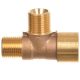 3/8" M-M-F Menetes Sárgaréz Víz T-elágazó, Magasnyomású Berendezésekhez, 350 bar Nyomás, 150°C Hőmérséklet, 50 l/perc Áramlás