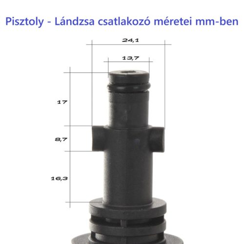 Eredeti Nilfisk G4 hosszú szórószár / lándzsa (Click&Clean, 150 bar)